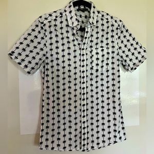 Men’s ASOS Palm Tree button up shirt XS